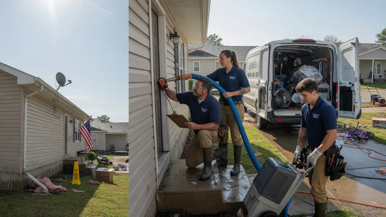 Ceiling Water Damage Restoration in Fort Madison, IA near me